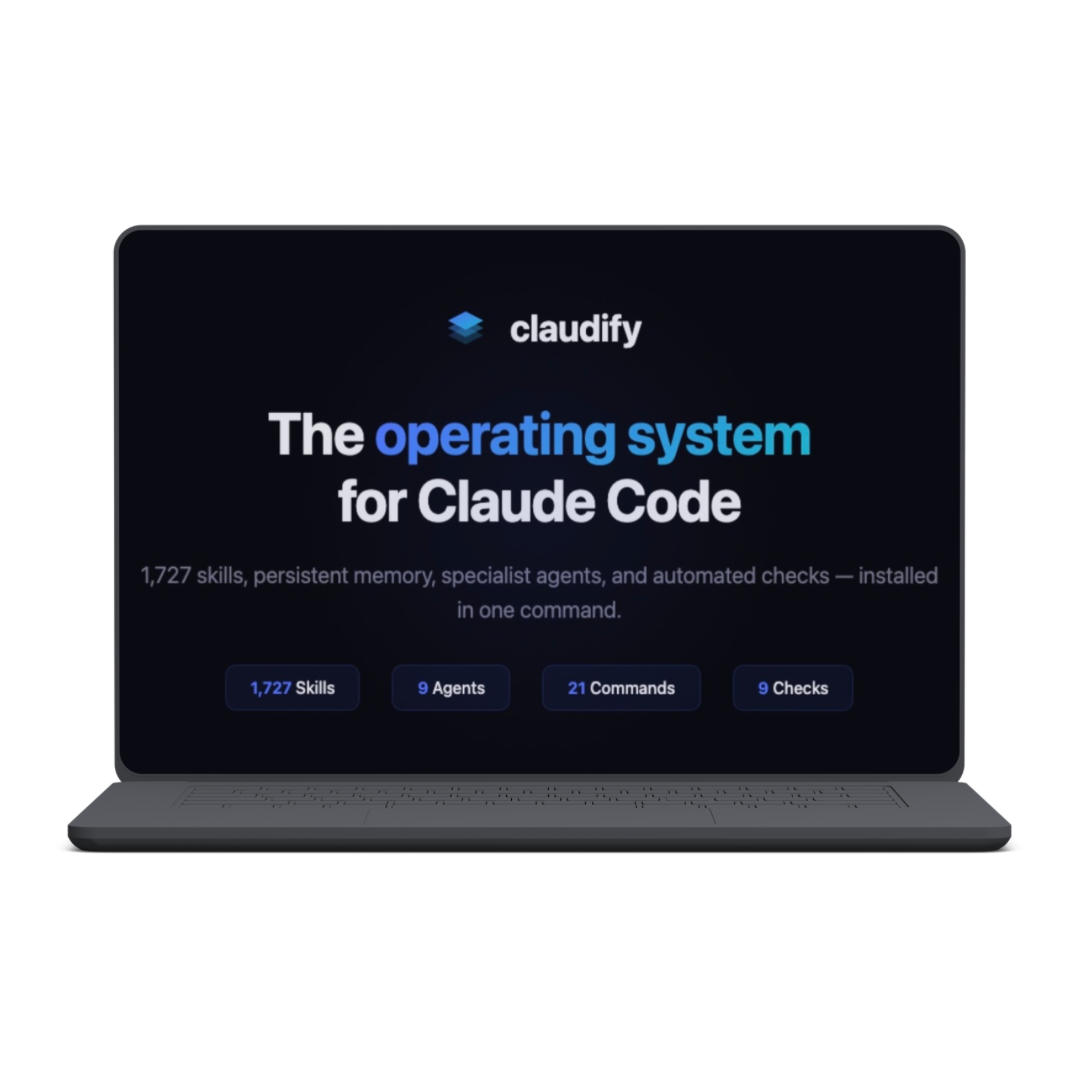 The operating system for claude code (Claudify)